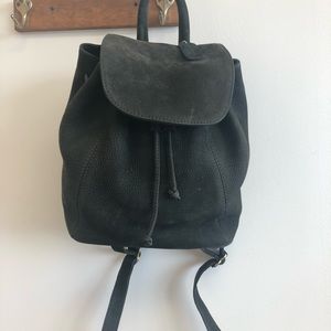 Suede Coach Knapsack